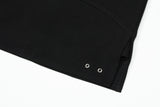  Eyelet slit skirt (black)