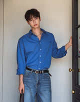 [1+1] Konen Cotton Basic Long Sleeve Shirt