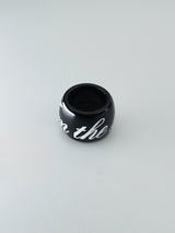 [Formica] Spell ring (Black white)