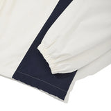 COLOR BLOCK RAGLAN JUMPER - WHITE
