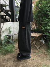 Tiger Leopard Denim Pants 2C