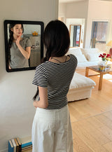 Daily Border Short Sleeve T-shirt (3color)