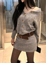 Soft Belt Knit ops