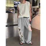 [S/S]デストロイドバンディングスウェットパンツ(2color)