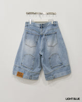 Log Bermuda Denim Pants