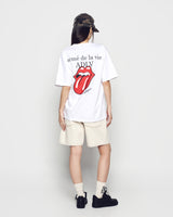 26FW ローリング ストーンズ ベーシック ロゴ ショートスリーブ Tシャツ