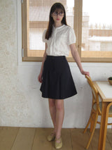 Pintuck Classic Midi-Skirt ( 2 colors )