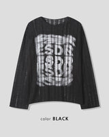 (UNISEX) ESDR Lettering Knit