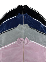 LMN ANS Velvet Track Two Way Zip-Up (4 colors)
