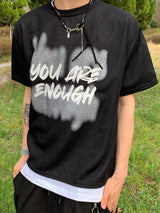 Enough Knit Short-Sleeve Tee (4 Colors)