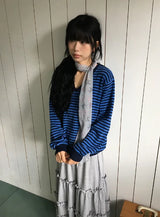 Jibram Frill Tiered Flower Banding Long Skirt