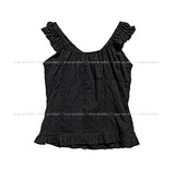Lao Punching Ruffle Blouse