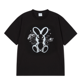 25SS SOLO RABBIT ALIEN SHORT SLEEVE T-SHIRT BLACK