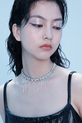 Fringe Choker Necklace - "Radlant' Collections