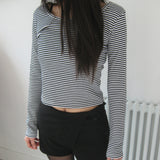 GEEK stripe long sleeve