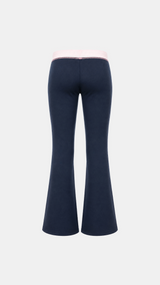 Kaia Contrast Stitch Flare Pants