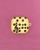 [made] Dot treble clef AirPods case (glossy hard)