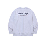 Sport Dept Flocking Logo Sweatshirt - Silver Grey