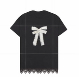 ボンリボンレースTシャツ ブラック