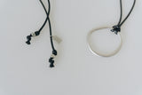 Big circle strap necklace
