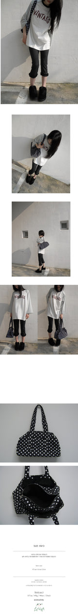 polka dot bag
