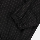 Miller cotton striped zip-up