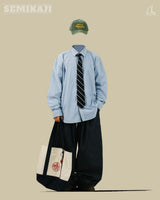 DN String Double Tuck Denim Patns