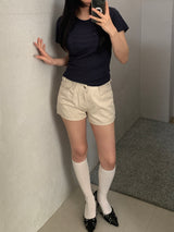 オリバーボタンポイント半袖Tシャツ