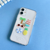 so cute day clear jellhard phone case