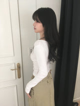Mayby Shirring Tee
