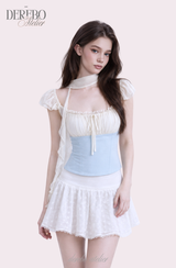 Charles chiffon scarf chiffon blouse