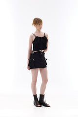 GAGA RIBBON BUSTIER / BLACK