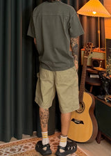 [ VirStyle Original ] INKKI Canvas Carpenter Shorts 4COLOR
