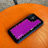 カラーポケット (pink) スマホケース (epoxy bumper)