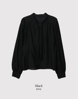 [SHOPPERMADE] MK モダールパフタイブラウス (3color)