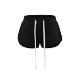 Rina Contrast String Shorts