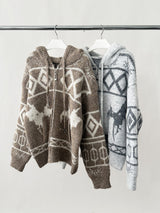Heritage Hooded Knit Zip-Up