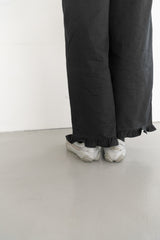 frill cotton banding pants(2colors)