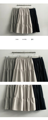 ジュードピーチコットンカンカンロングスカート