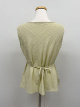 Hachi Shirred Strap Sleeveless Blouse