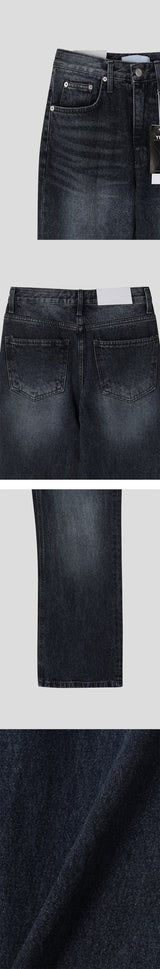 [FLARE FIT] リラックスフレアフィットデニムパンツ (2color)