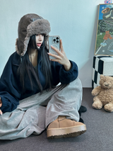 テディフリースルーズジップアップ🤍💙🤎3カラー