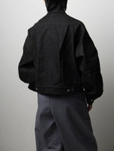 JT8 Denim Clasped Fireman Jacket