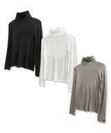 Slim Turtleneck Long Sleeve_Black