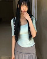 ドキュビルトインキャップ7スリーブTシャツ
