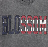 Blossom プリントピグメント半袖Tシャツ