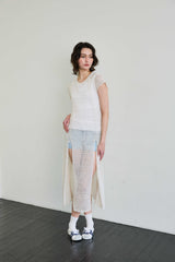 WITTY KNIT ONE-PIECE / IVORY