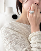 Polka Dot Heart Ring