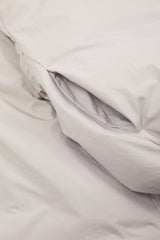 Shirring Hood Padding Jacket [Ivory]