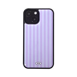 Stripe Epoxy Bumper Case (Purple)
